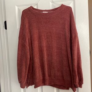 Pink Lily mauve loose sweater